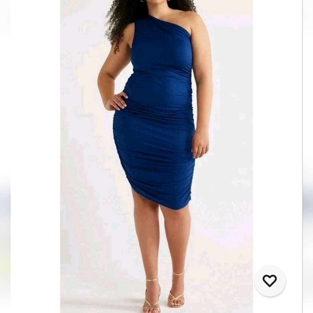 NWT Sofia by Sofia Vergara Ariel One Shoulder Dress ~sz XXXL(22)
